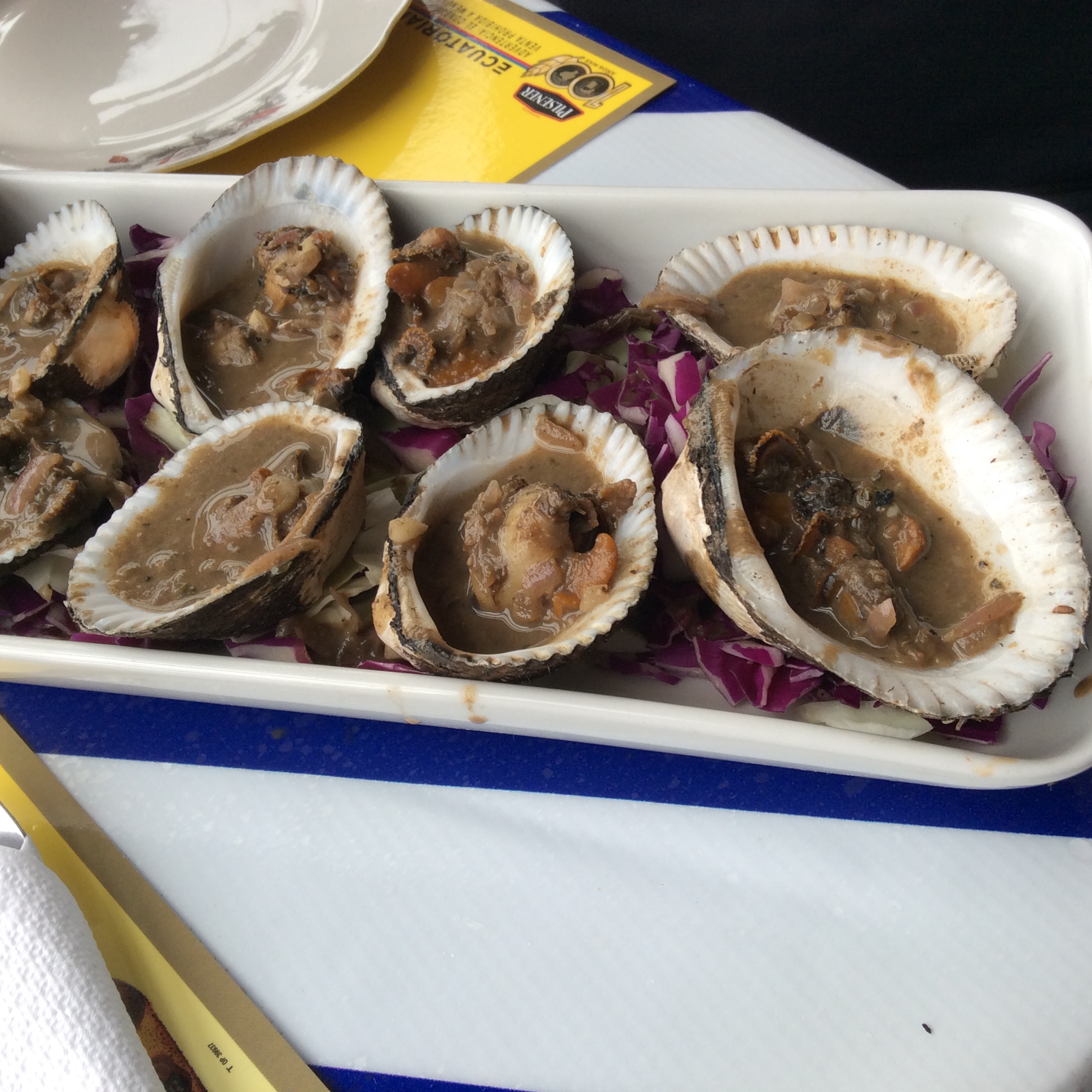 Black Clams at Resaca El Malecon Christa Wojciechowski