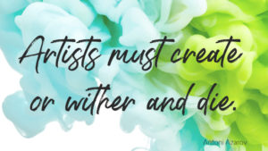Artists create quote
